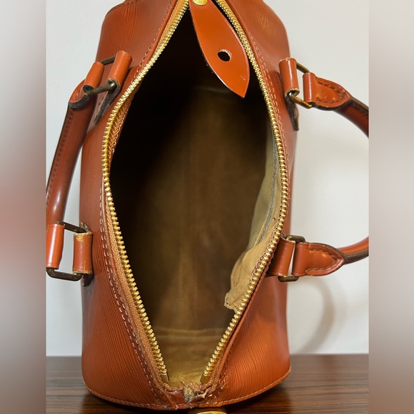 Vintage Louis Vuitton Speedy 25 Kenyan Brown w/Lock & Key - Picture 5 of 7